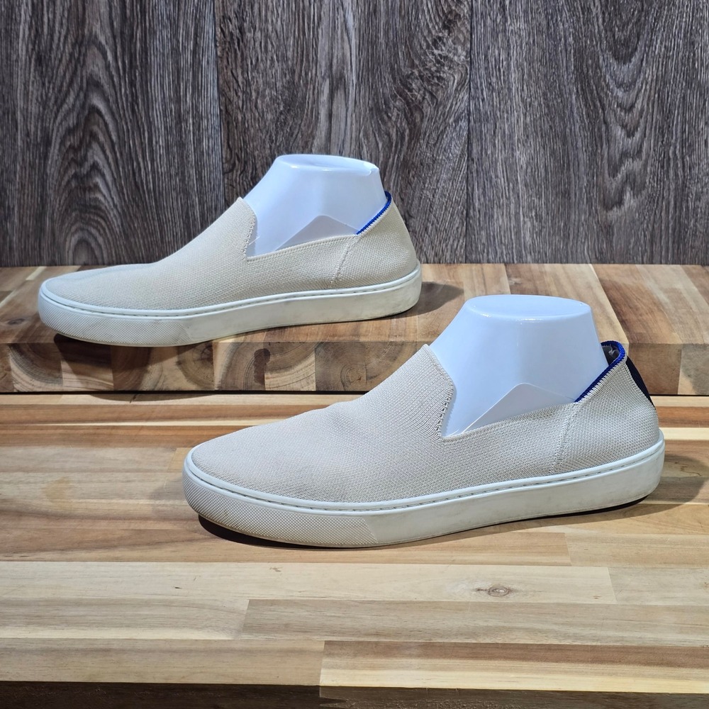 Rothy's The Point Flat Shoes Beige‎ Knit Slip On Women's Size 6.5
